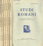 Studi Romani. Rivista bimestrale dell'istituto nazionale di studi romani. Anno XI, 1963, 6voll