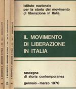 Il Movimento di Liberazione in Italia - 1970, n. 98, 99/100, 101
