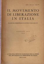 Il Movimento di Liberazione in Italia - 1953, n. 22