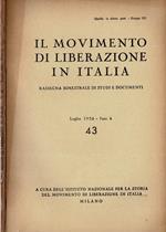 Il Movimento di Liberazione in Italia - 1956, n. 43
