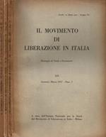 Il Movimento di Liberazione in Italia - 1957, n. 46, 48, 49