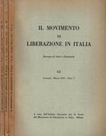 Il Movimento di Liberazione in Italia - 1961, n. 62, 64, 65