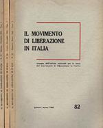 Il Movimento di Liberazione in Italia - 1966, n. 82, 84, 85