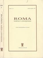 Roma moderna e contemporanea - Anno I, n. 1 gennaio-aprile 1993
