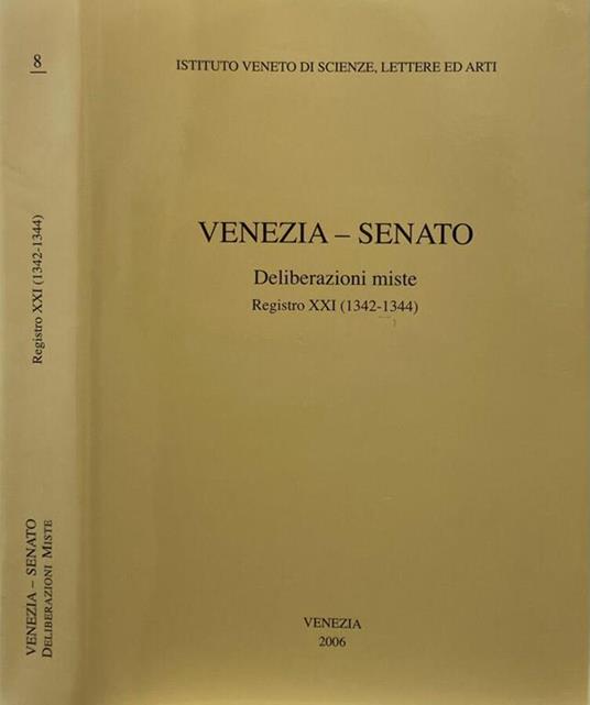 Venezia-Senato - copertina