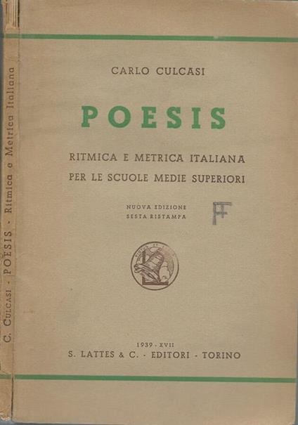 Poesis - Carlo Culcasi - copertina