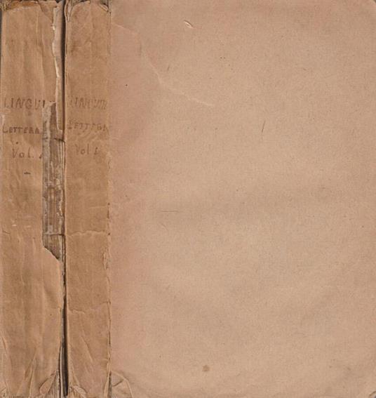 Le lettere italiane - copertina