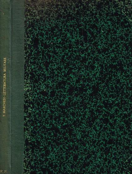 Corso di letteratura militare - Tullio Marchesi - copertina