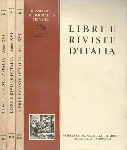 Libri e riviste d’Italia 176,177,178-1964 - Giuseppe Padellaro - copertina