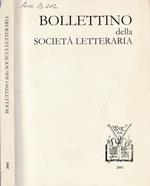 Bollettino della Società Letteraria 2001