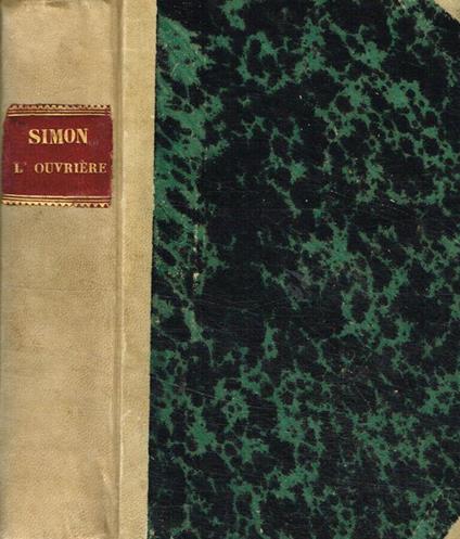 L' ouvriere - Jules Simon - copertina