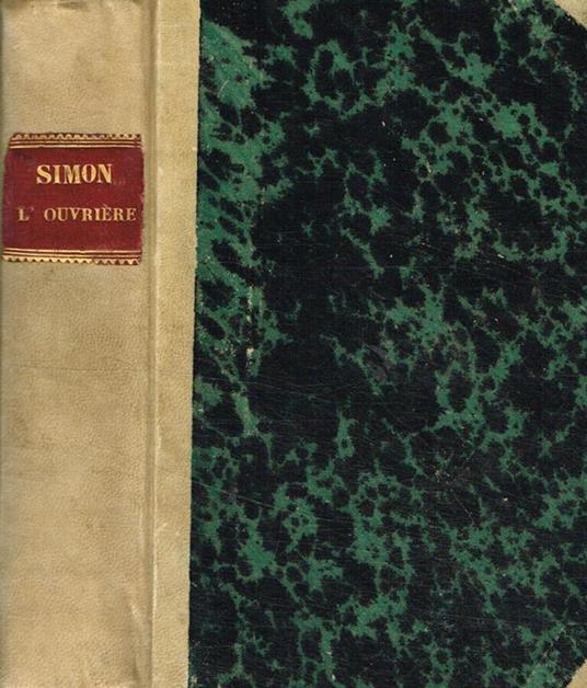 L' ouvriere - Jules Simon - copertina