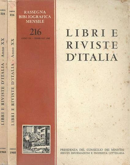 Libri e riviste d’Italia 216,224- 1968 - Giuseppe Padellaro - copertina