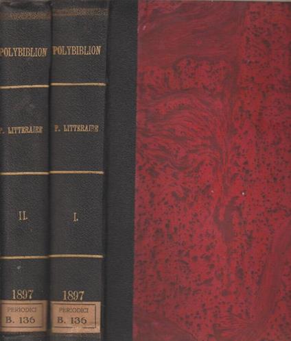 Polybiblion Revue Bibliographique Universelle. Partie Litteraire. Deuxieme serie - Tome Quarante-Cinquieme/Tome Quarante-Sixieme - Angelico da Civitavecchia - copertina