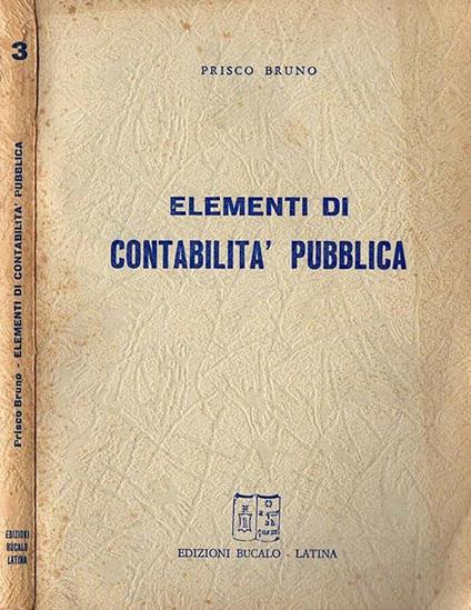 Elementi di Contabilità Pubblica - copertina