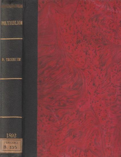 Polybiblion Revue Bibliographique Universelle. Partie Technique. Deuxieme serie - Tome Dix-Huitieme - Angelico da Civitavecchia - copertina