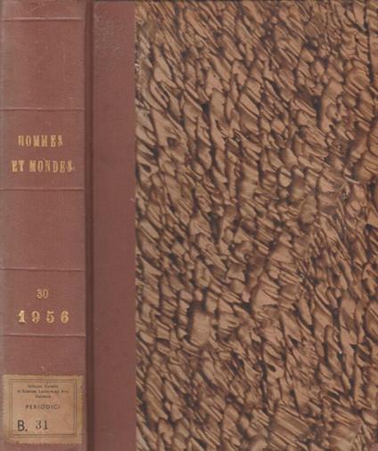 Hommes et Mondes - Angelico da Civitavecchia - copertina