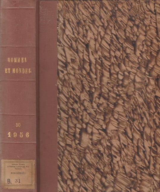 Hommes et Mondes - Angelico da Civitavecchia - copertina