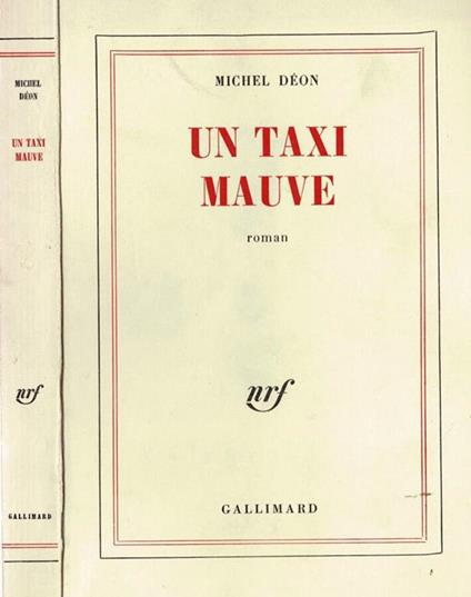 Un taxi mauve - copertina