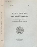 Atti e Memorie della Società Tiburtina di Storia e d'Arte già Accademia degli Agevoli e Colonia degli Arcadi Sibillini