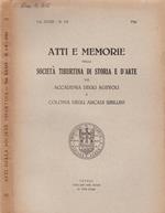 Atti e Memorie della Società Tiburtina di Storia e d'Arte già Accademia degli Agevoli e Colonia degli Arcadi Sibillini