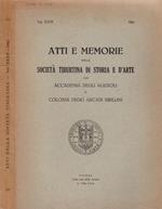 Atti e Memorie della Società Tiburtina di Storia e d'Arte già Accademia degli Agevoli e Colonia degli Arcadi Sibillini
