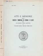 Atti e Memorie della Società Tiburtina di Storia e d'Arte già Accademia degli Agevoli e Colonia degli Arcadi Sibillini