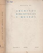 Revista de Archivos Bibliotecas y Museos