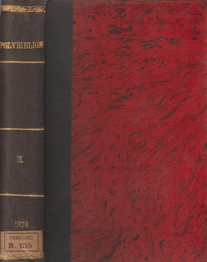 Polybiblion Revue Bibliographique Universelle. Septieme année - Tome onzieme - Angelico da Civitavecchia - copertina