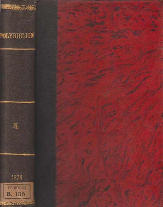 Polybiblion Revue Bibliographique Universelle. Septieme année - Tome onzieme - Angelico da Civitavecchia - copertina