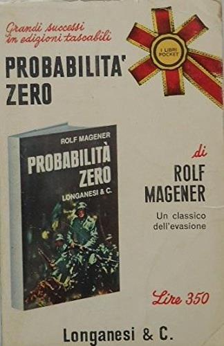 Probabilità zero - copertina