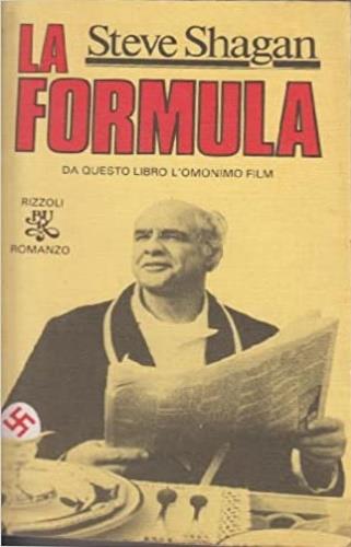 formula - Steve Shagan - copertina