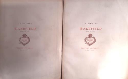 Le vicaire de Wakefield - Oliver Goldsmith - copertina
