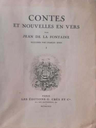 Contes et Nouvelles en Vers - copertina