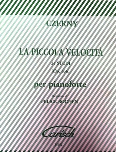 piccola velocità. 24 Studi ( Op. 636 ) per pianoforte - copertina