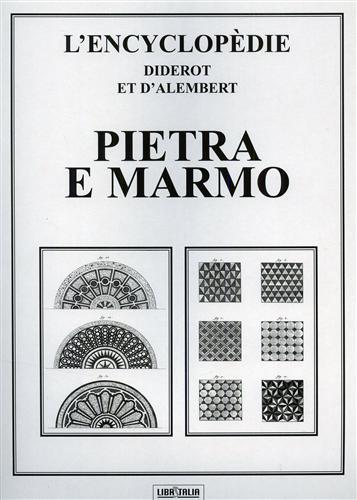 L' Encyclopédie. Pietra e marmo - copertina