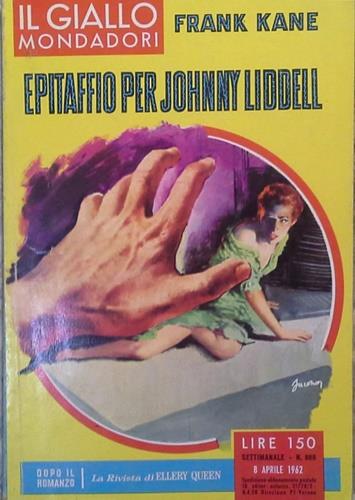 Epitaffio per johnny Liddell - Frank Kane - copertina