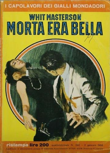 Morta era bella - copertina