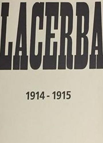 La Lacerba. Firenze, 1913 - 1915 - copertina