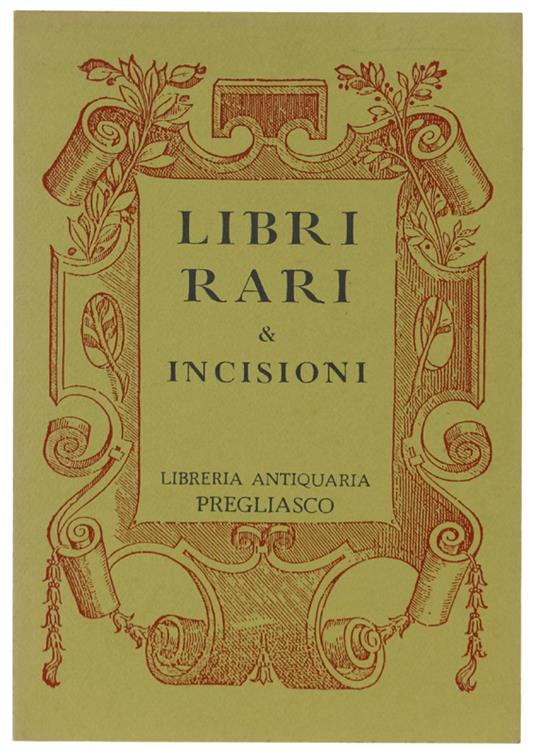 LIBRI RARI & INCISIONI - Catalogo  n. 53 - copertina