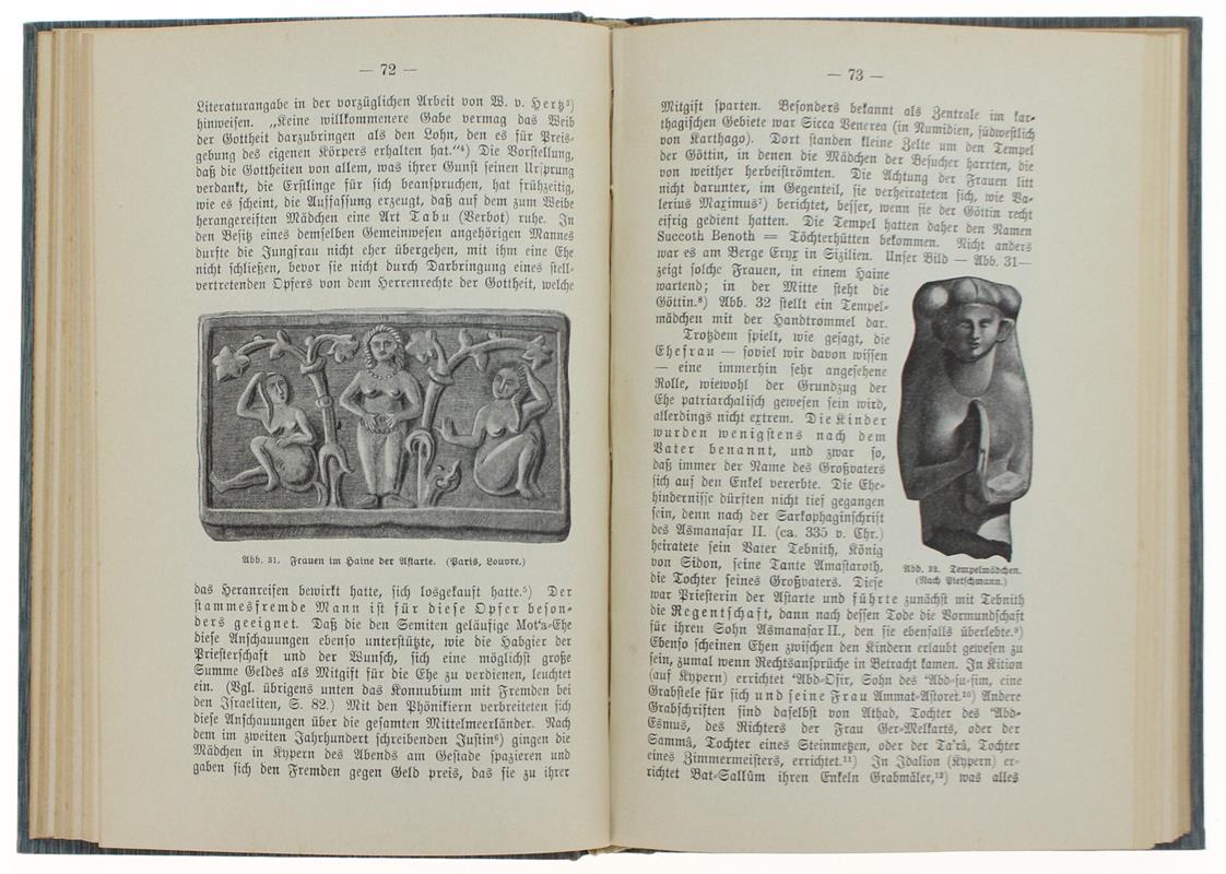 LIEBE UND EHE IM ALTEN ORIENT - Reitzenstein Ferdinand von - Stuttgart, - 1909