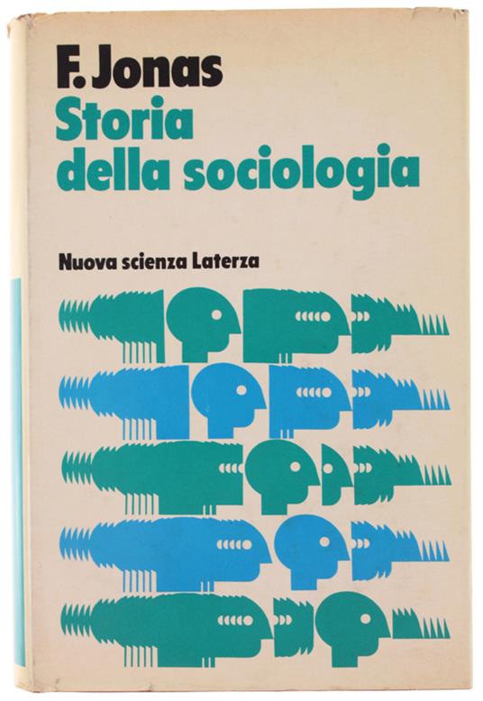 STORIA DELLA SOCIOLOGIA - Friedrich Jonas - copertina