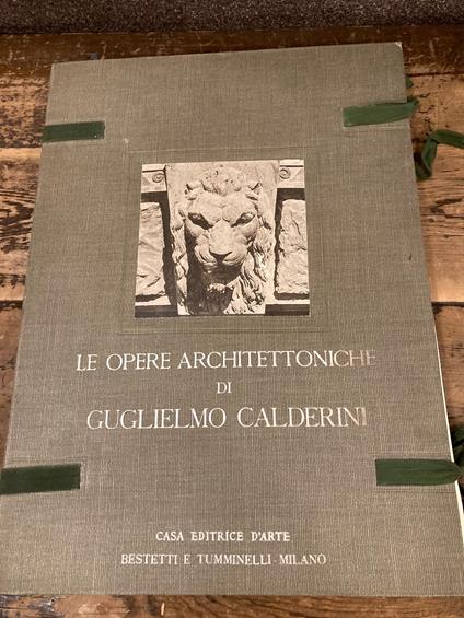 Le opere architettoniche di Guglielmo Calderini - copertina
