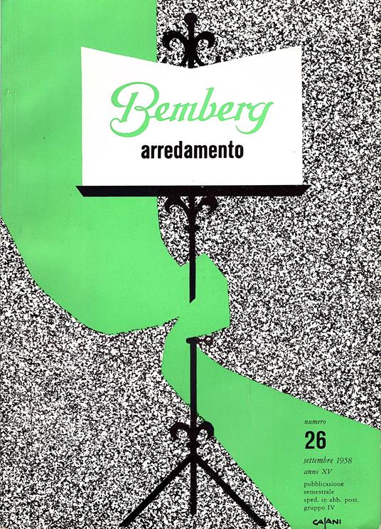 Bemberg arredamento. n. 26  Anno XV settembre 1958 - copertina