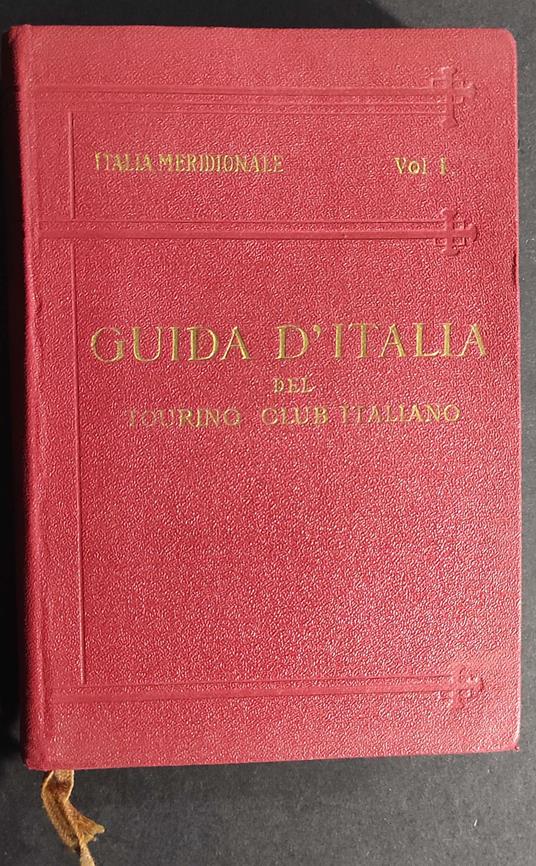 Guida d'Italia del TCI - Luigi V. Bertarelli - copertina