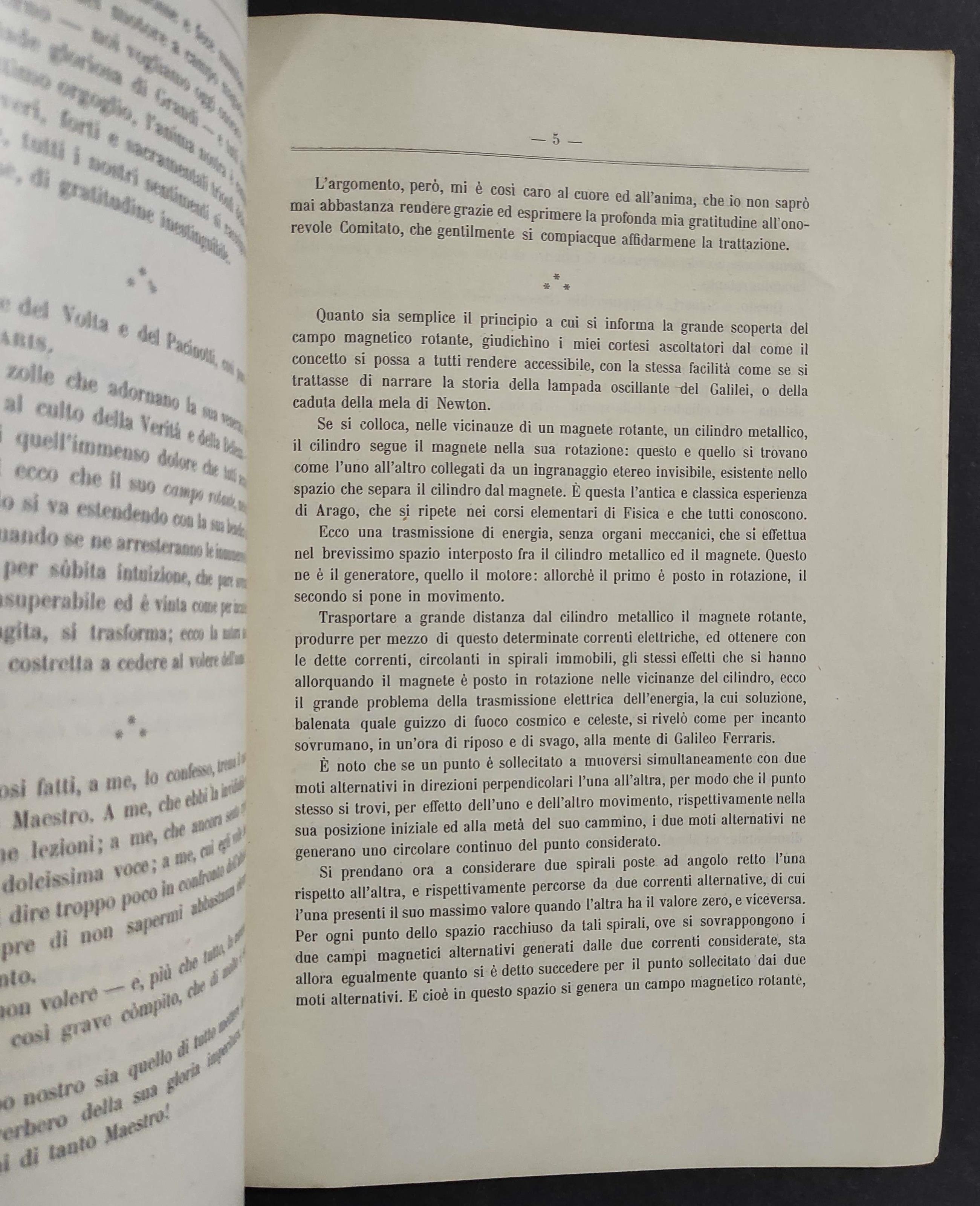 Discorso R. Arnò Inaugurazione Monumento Galileo Ferraris