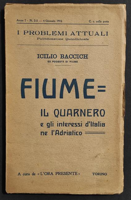 Fiume - copertina
