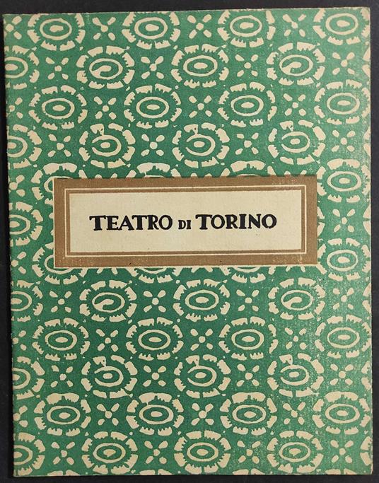 Teatro di Torino - copertina