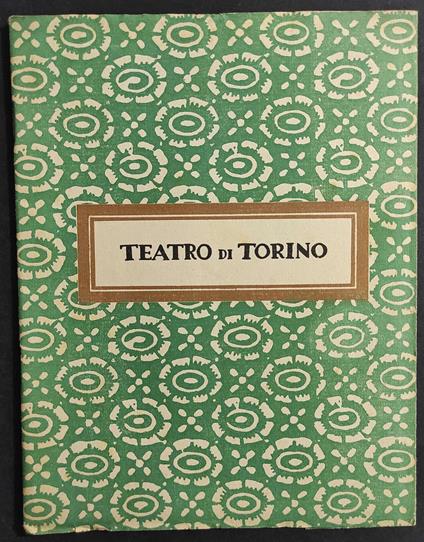 Teatro di Torino - copertina