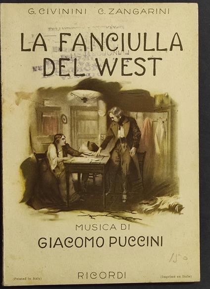 Fanciulla del West - copertina